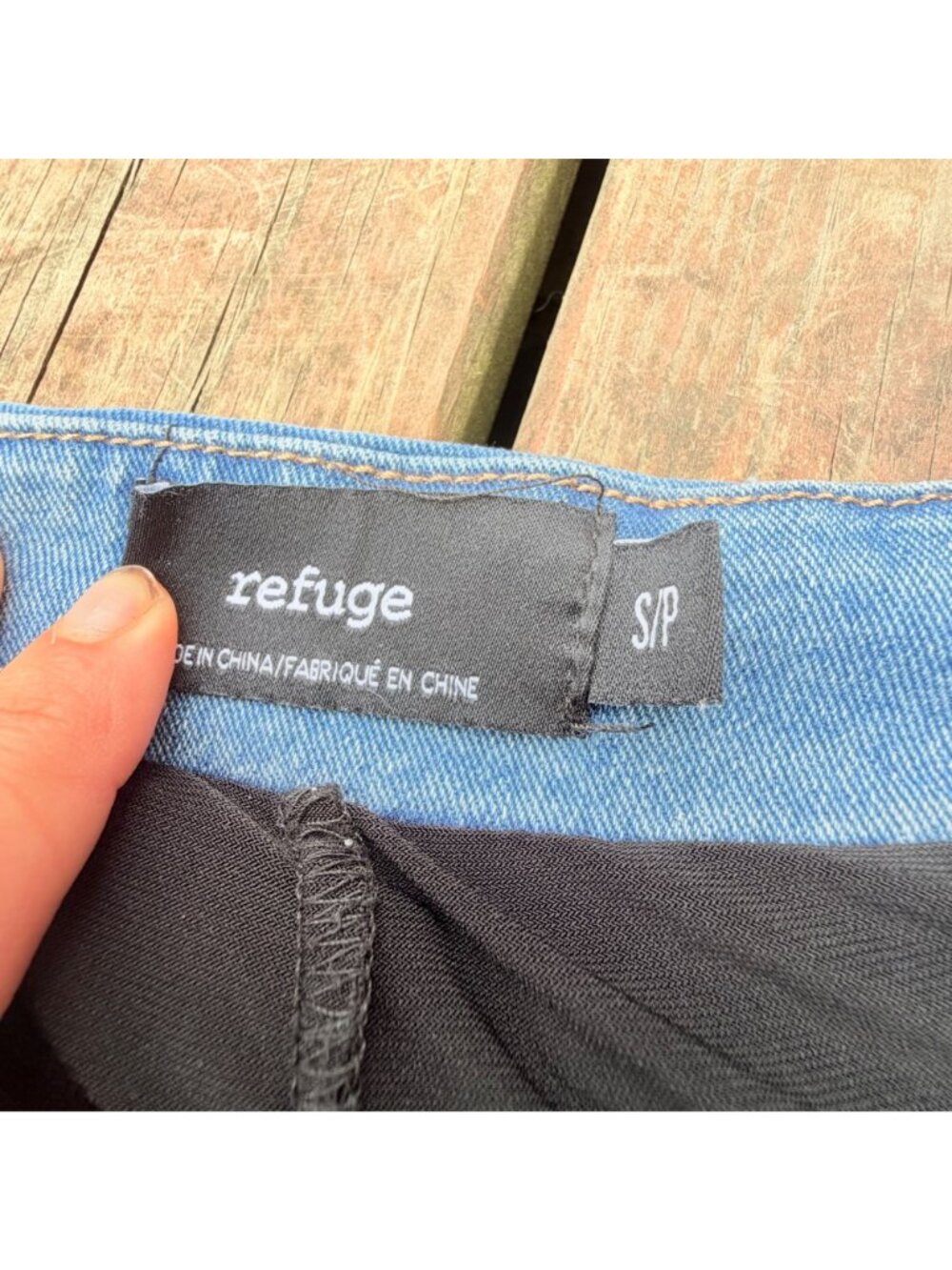 Y2K Refuge Denim Pleated Mini Skirt With Built-In Shorts Small - Picture 2 of 6